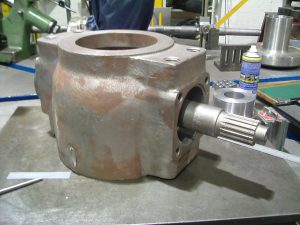 SpiralWeld Damaged ASA ball valve as received