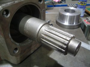 SpiralWeld ASA ball valve as received corrosion drive end
