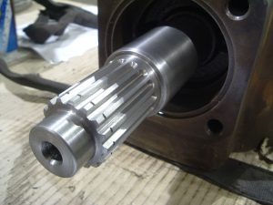 SpiralWeld ASA ball valve drive end after remanufacture